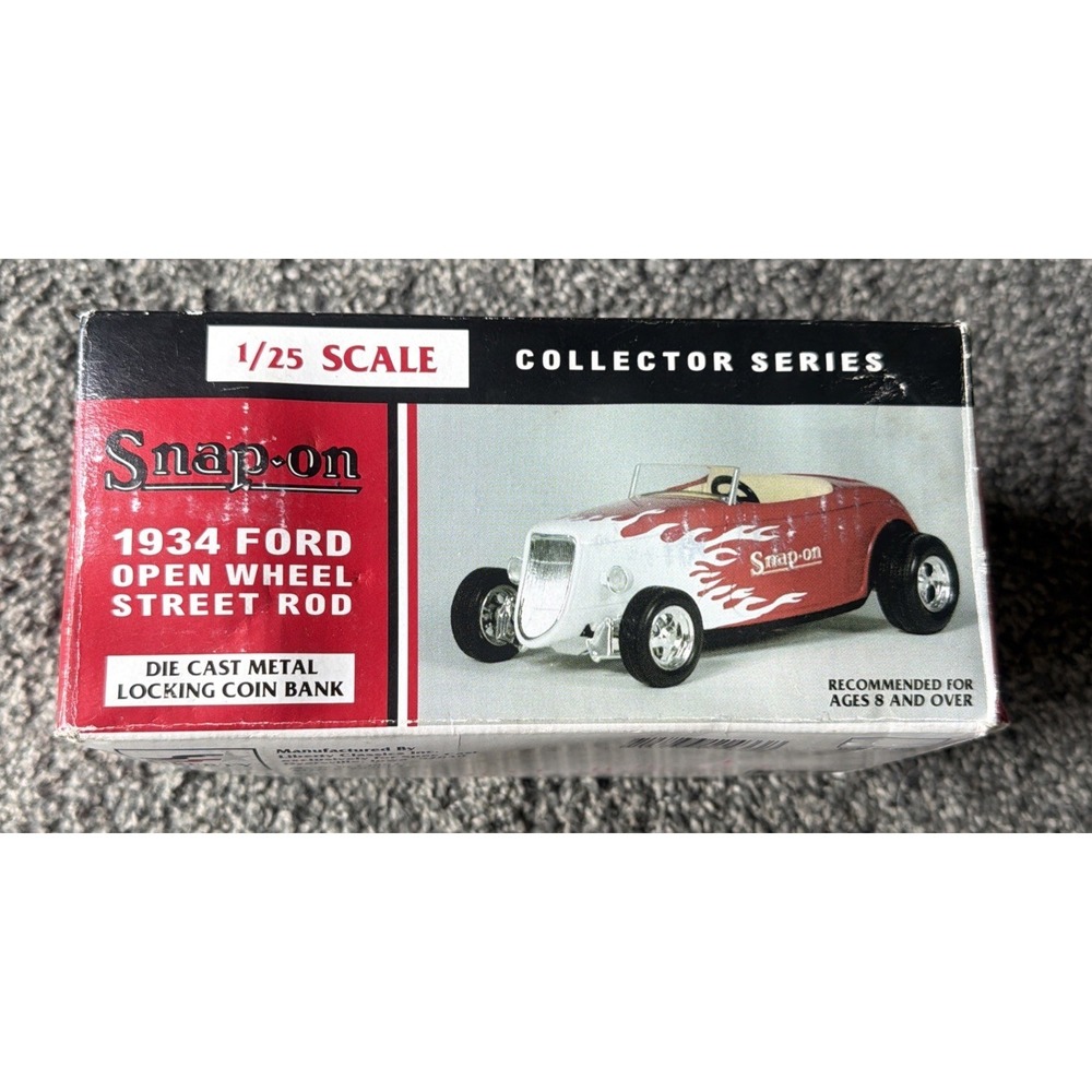 SpecCast Snap-On Ford 1934 Open Wheel Street Rod, Collector Series, Diecast 1/25 - Picture 9 of 11